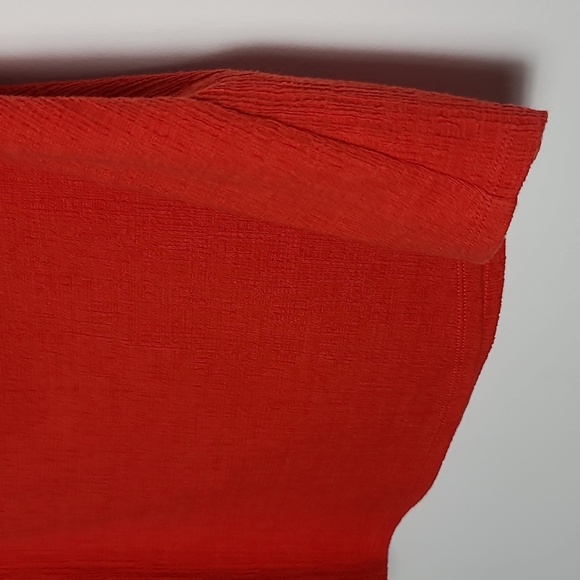 MADEWELL Cold Shoulder Skylark Cotton Blend Red Swing Top Size XS - Picture 12 of 13